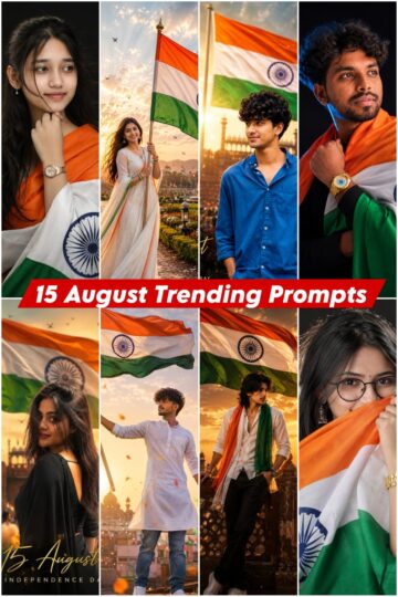 Independence Day 15 August AI Photo Editing Prompt Chatgpt